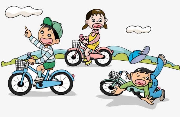 骑车摔倒的搞笑说说文案