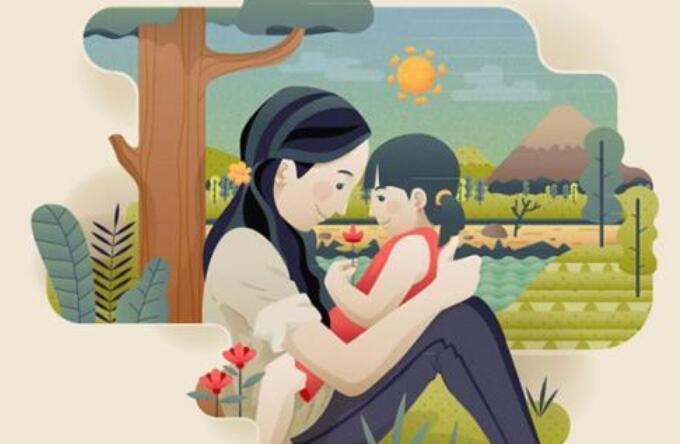 妈妈给女儿最暖心短句八个字