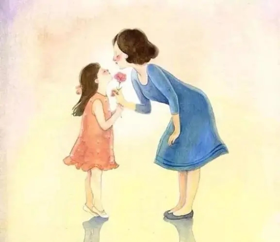 对女儿说的暖心话短句