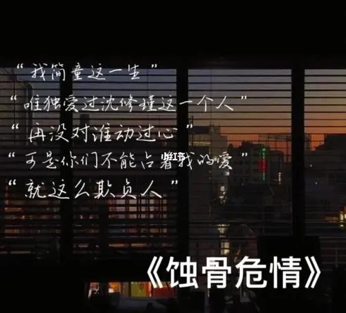 让你落泪的句子文案