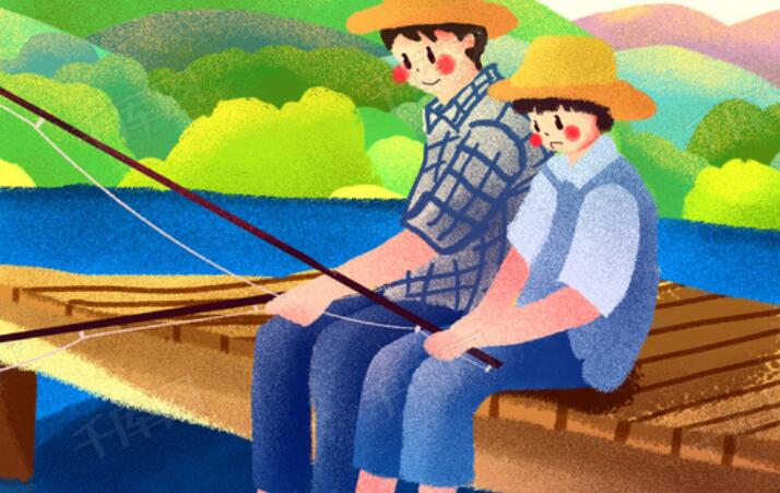 钓鱼发的朋友圈配文