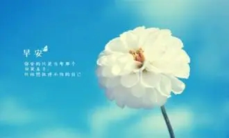 适合说早安的句子文案简短