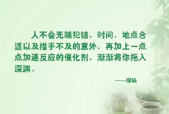 犯错后的感悟的句子文案