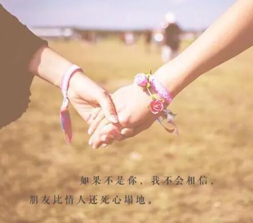 描写友情的唯美句子文案