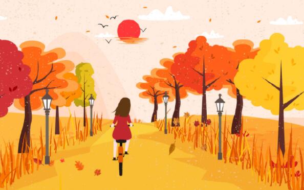 写秋色的诗句文案