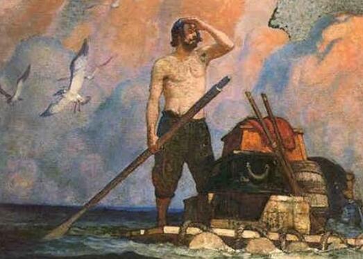 鲁滨逊漂流记好句文案