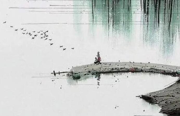 唯美虐心的古风文案古诗