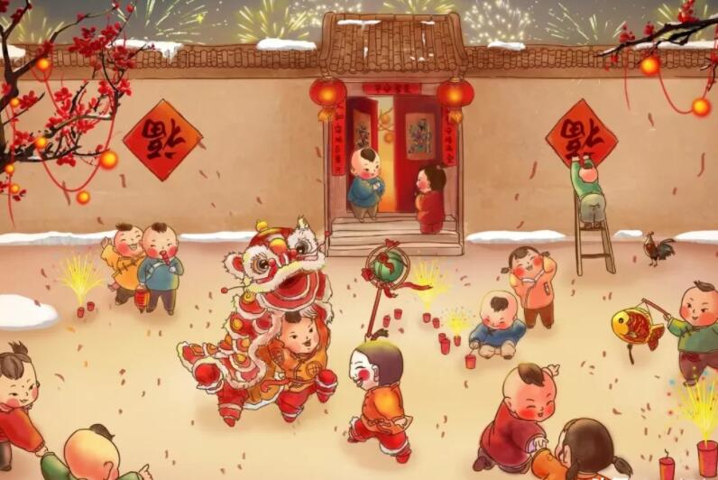 有关春节的五个句子文案