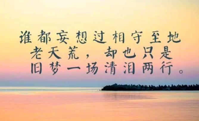 快手语录文案短句伤感