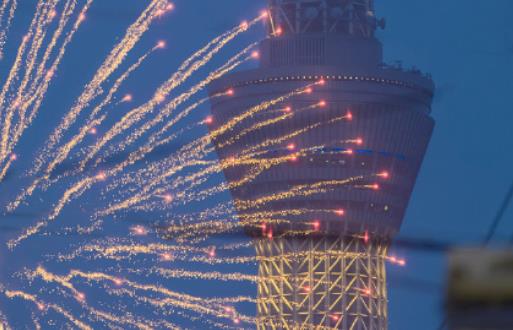 抖音放烟花的文案