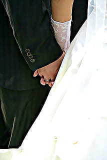 十月结婚父亲母亲服装图片